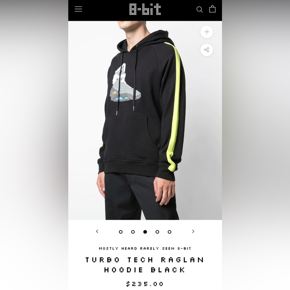 Mostly heard rarely seen 8-bit sneaker sweatshirt